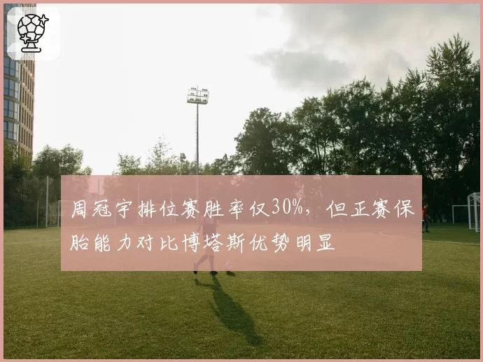 周冠宇排位赛胜率仅30%，但正赛保胎能力对比博塔斯优势明显