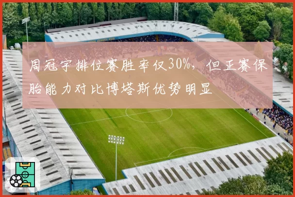 周冠宇排位赛胜率仅30%，但正赛保胎能力对比博塔斯优势明显